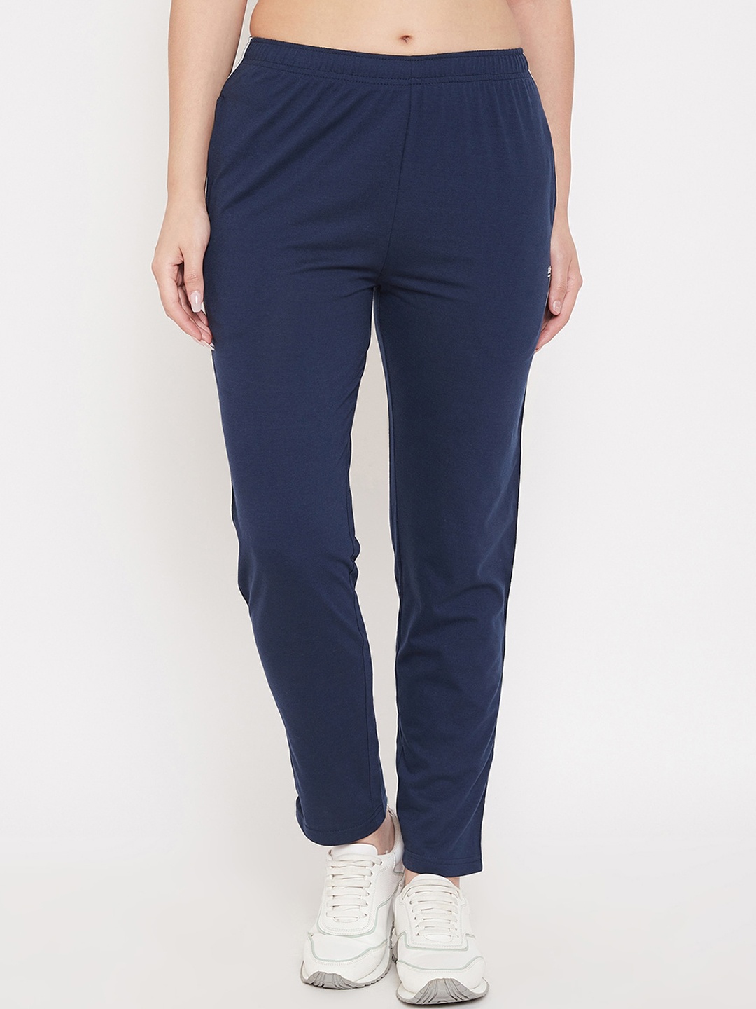 

Okane Women Navy Blue Solid Track Pants