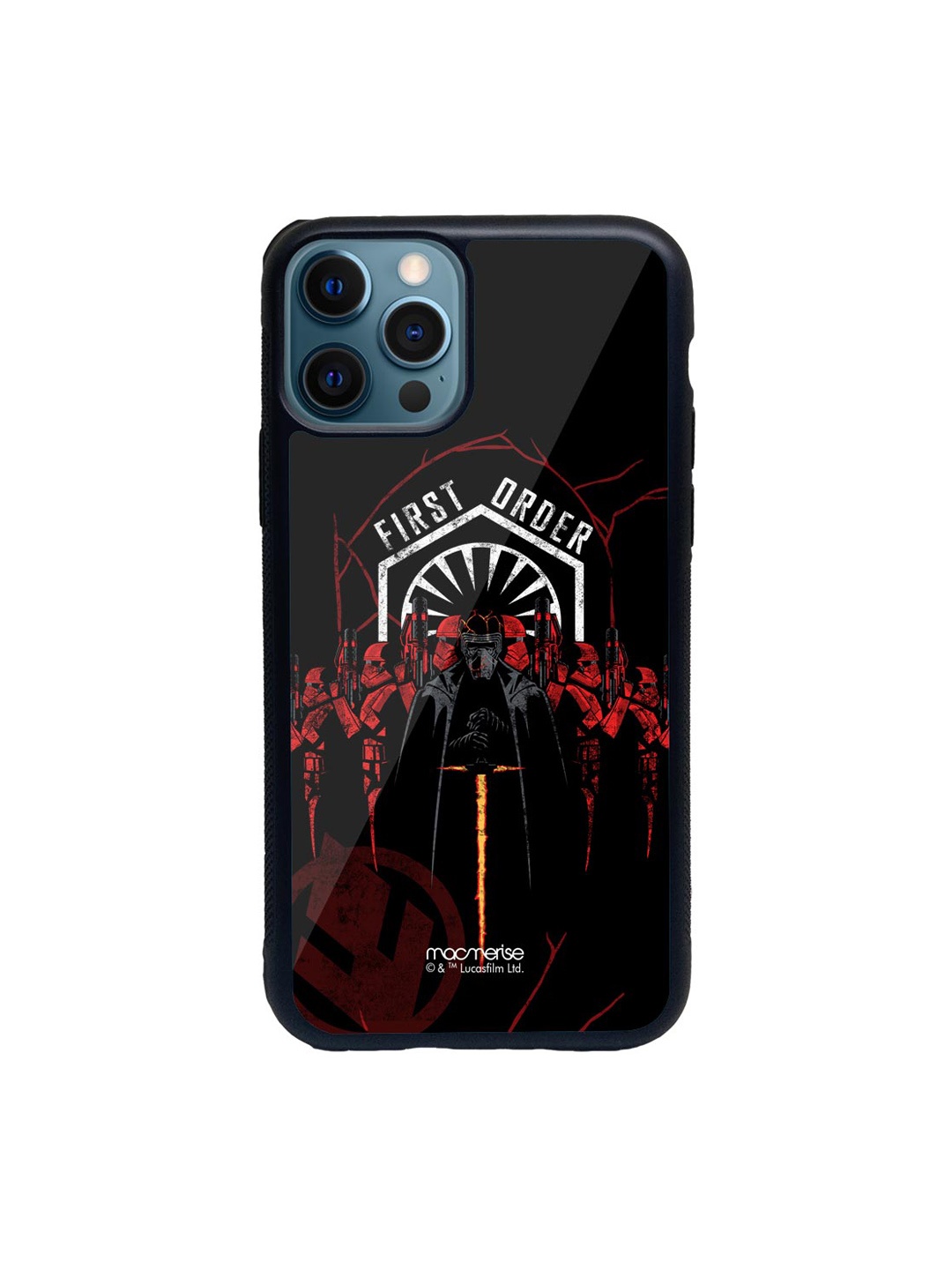 

macmerise Black & Red First Order Printed iPhone 12 Pro Back Case