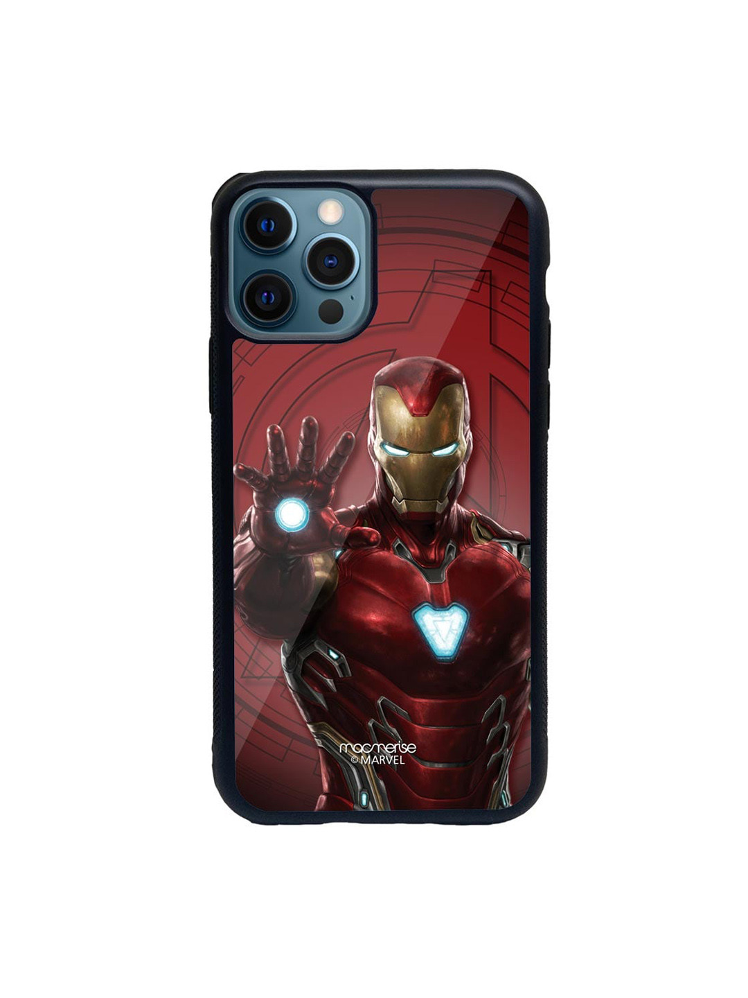 

Macmerise Red & Black Superhero Glass iPhone 12 Pro Phone Case