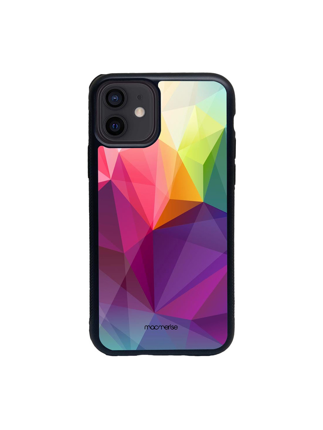 

macmerise Purple & Pink Crystal Art Glass iPhone 12 Mini Phone Case