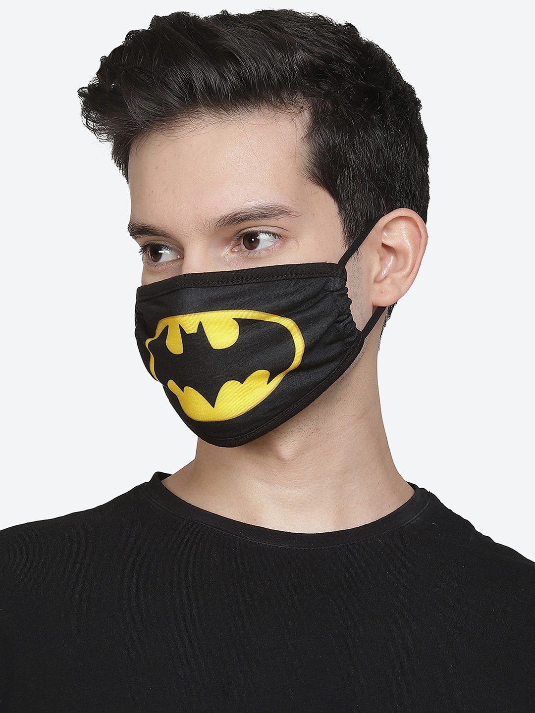 

Free Authority Black & Yellow Batman Printed 3-Ply Reusable Protective Outdoor Mask