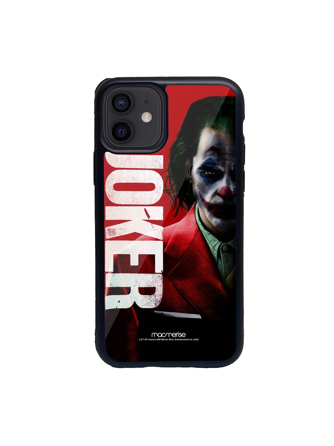 

macmerise Red & Black Clown Prince Glass iPhone 12 Mini Phone Case