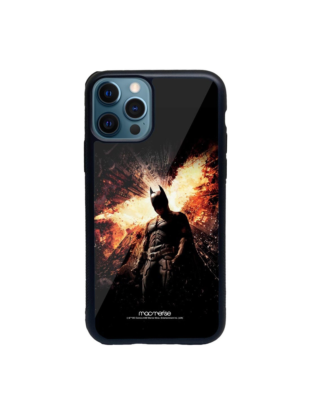 macmerise Black & Orange The Dark Knight Rises iPhone 12 Pro Back Case