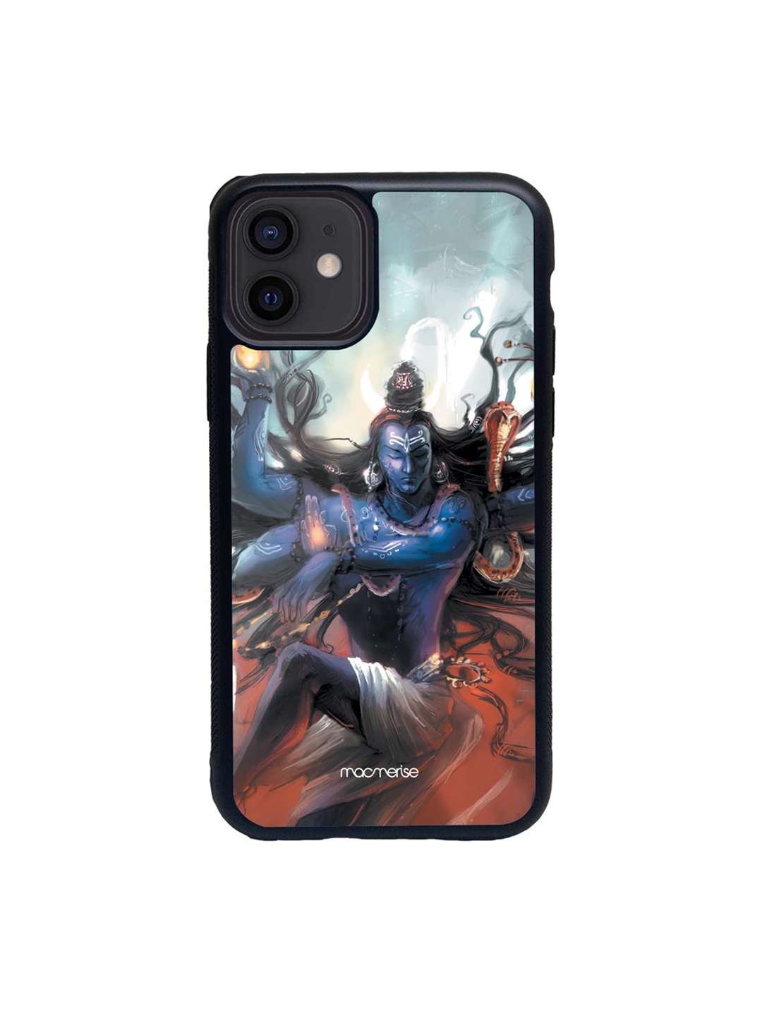 

macmerise Blue & White Nataraj iPhone 12 Back Case