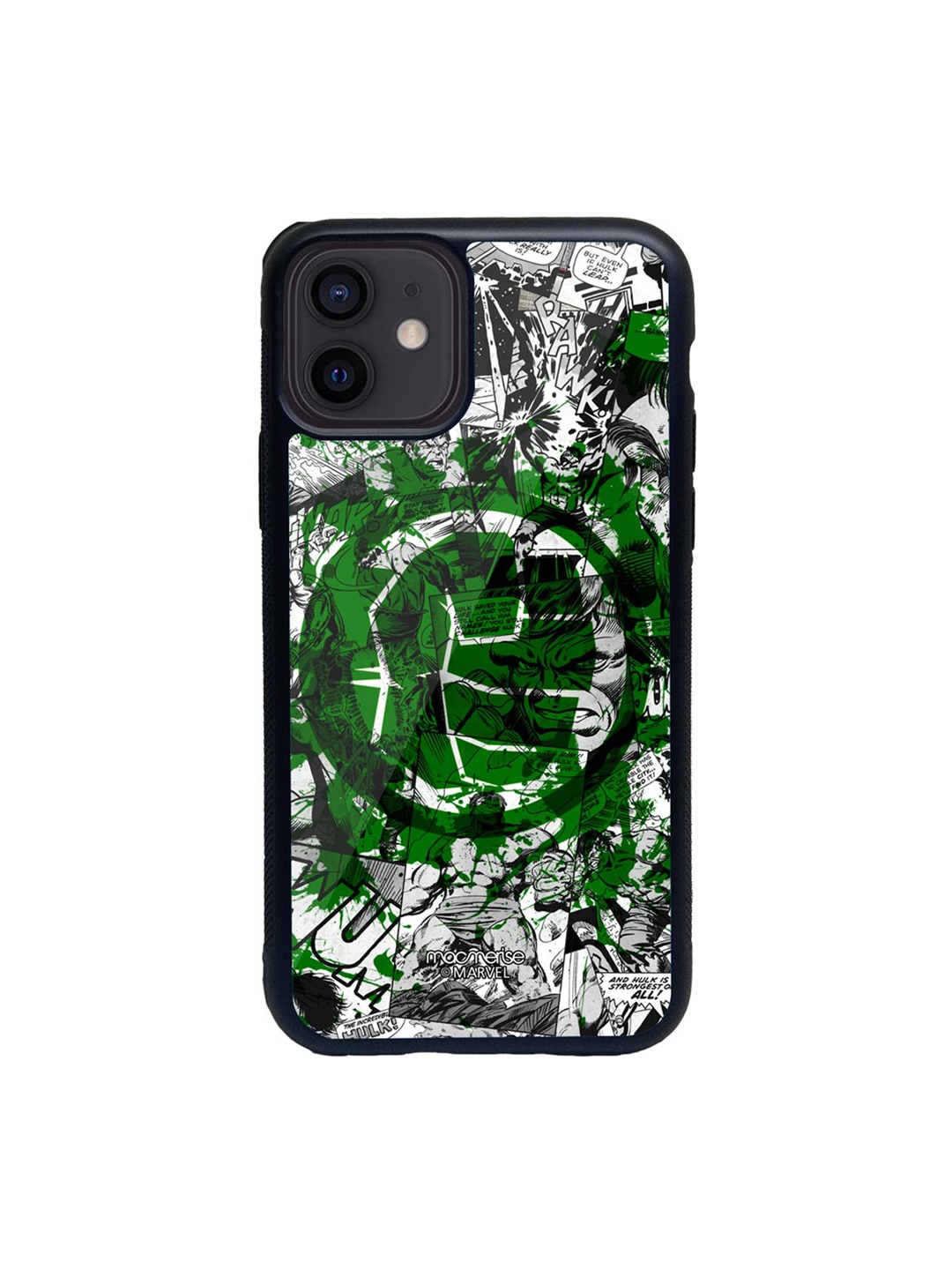 

macmerise Green & White Splash Out Hulk Fist iPhone 12 Mini Back Case