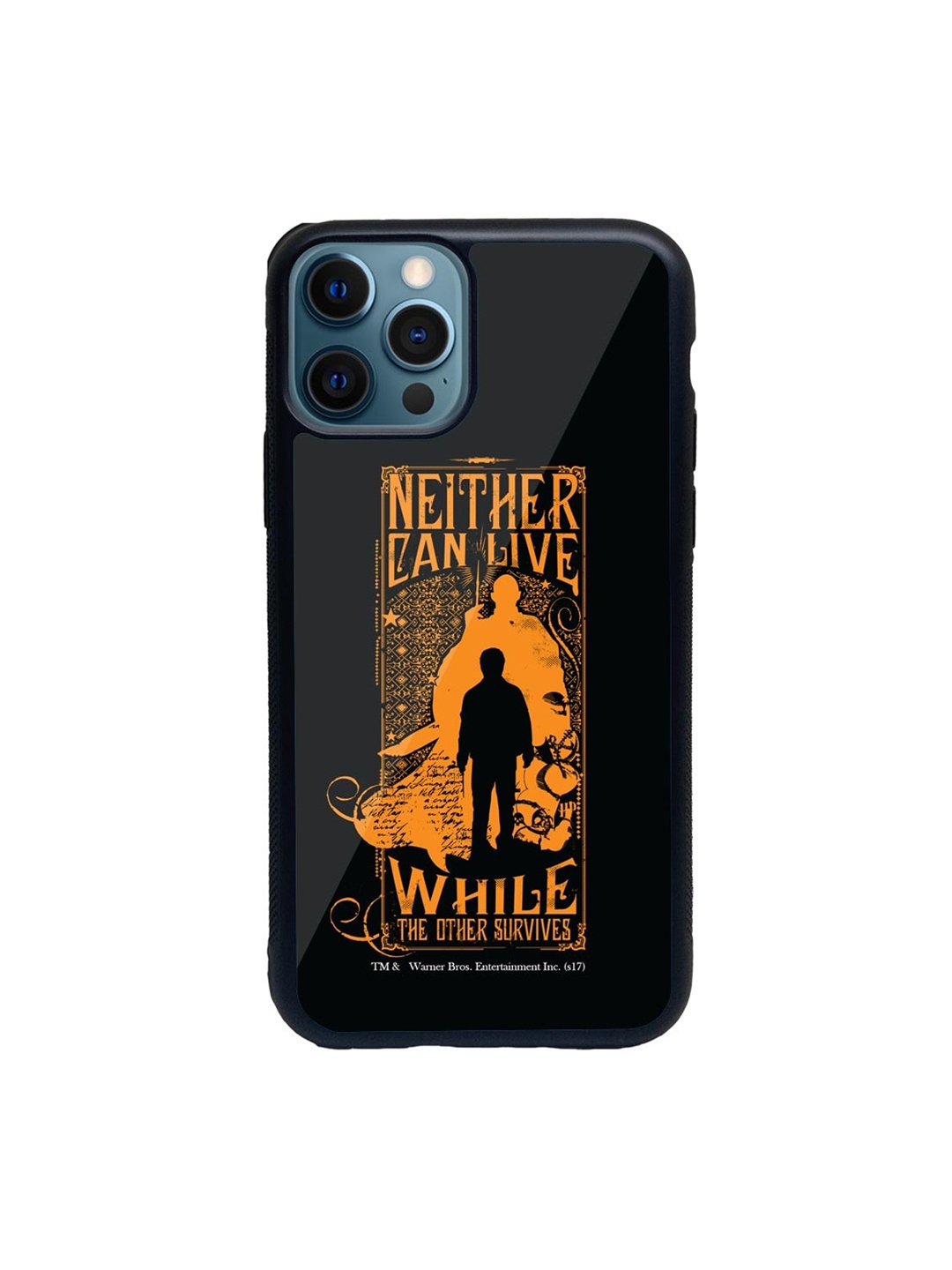 

macmerise Black & Orange Harry vs Voldemort Glass iPhone 12 Pro Phone Case