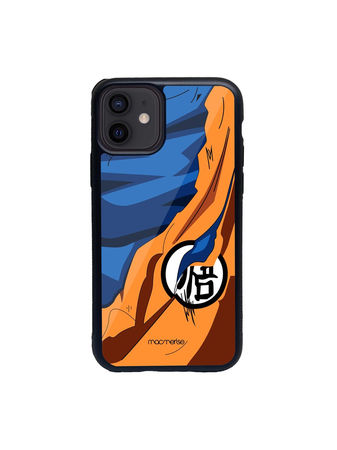

macmerise Blue & Brown Goku Training Glass iPhone 12 Mini Phone Case