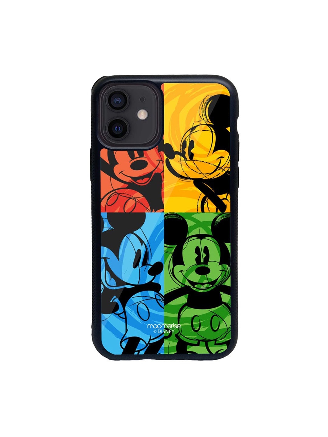 

macmerise Red & Blue Shades Of Mickey Glass iPhone 12 Mini Phone Case