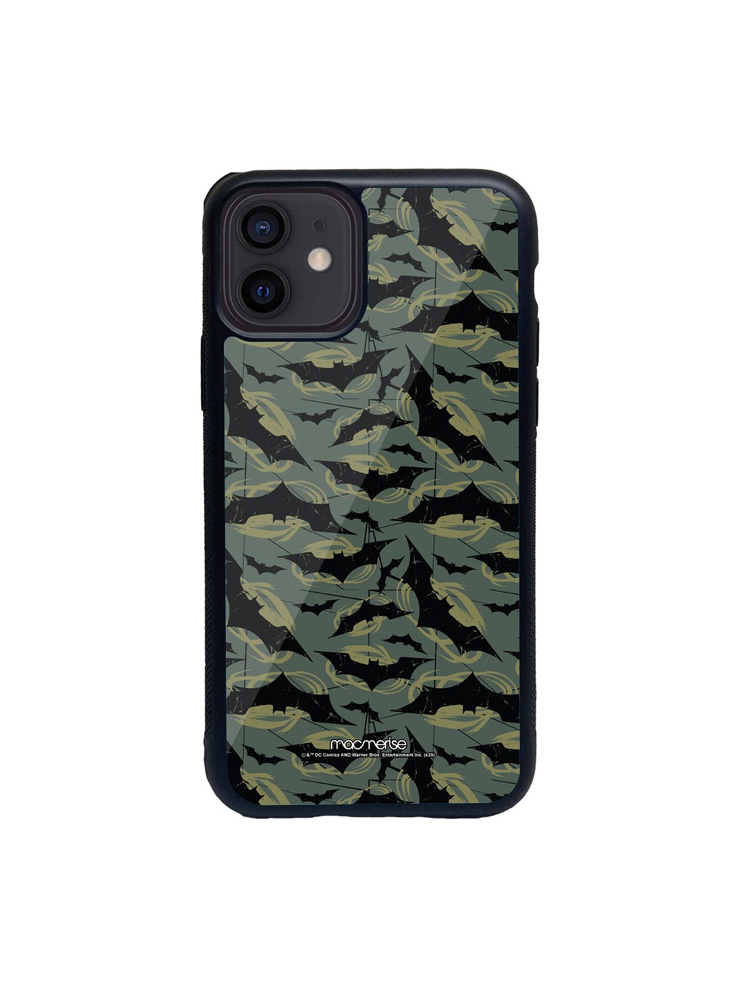 

macmerise Black & Green Batman Mashup Printed iPhone 12 Back Case