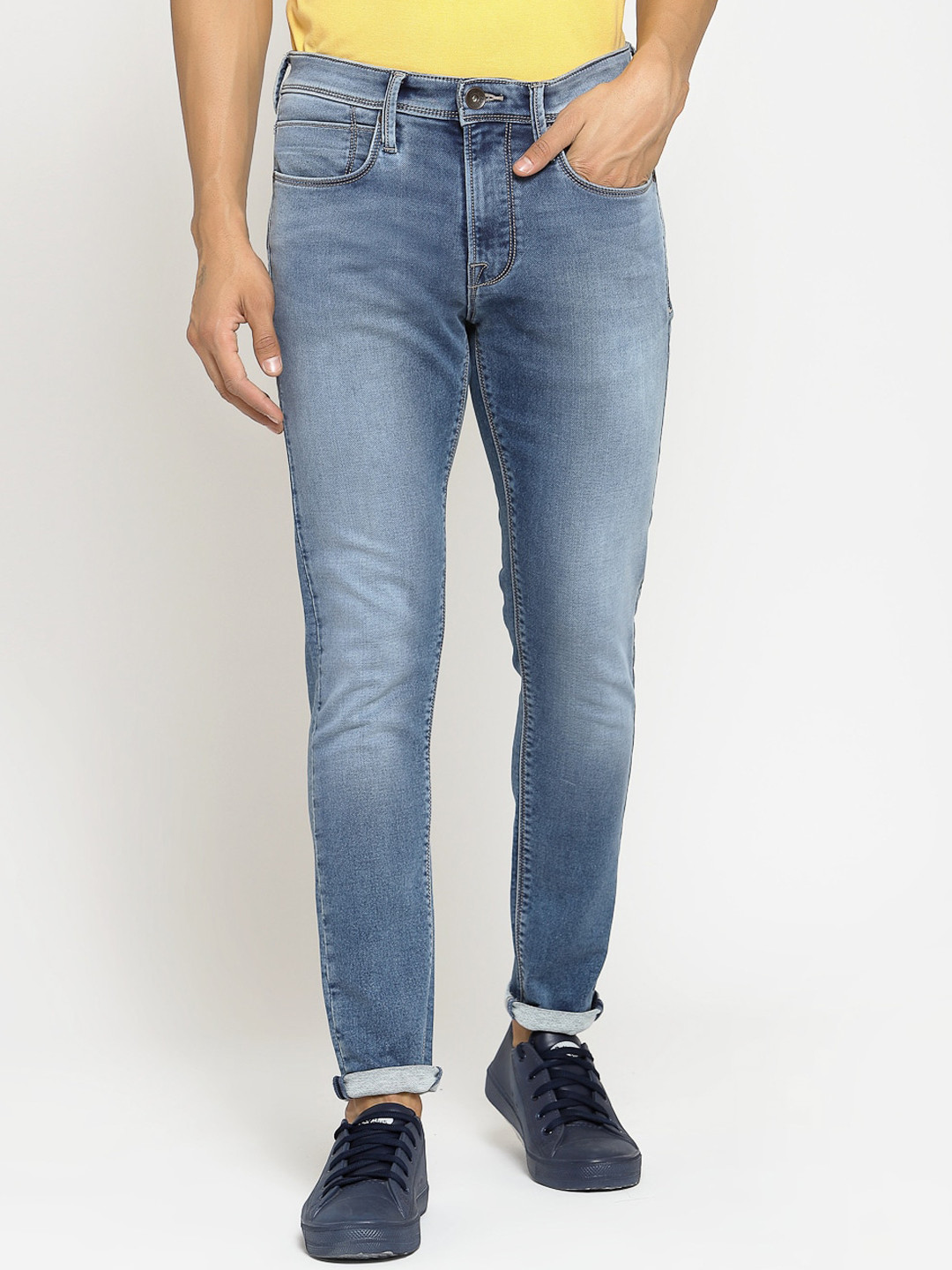 

Pepe Jeans Men Blue Skinny Fit Jeans