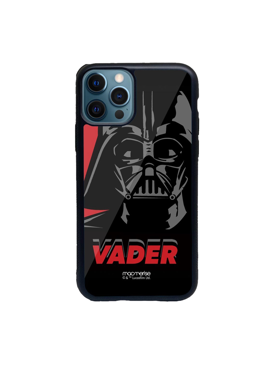 

macmerise Black & Red Vader Printed iPhone 12 Pro Back Case