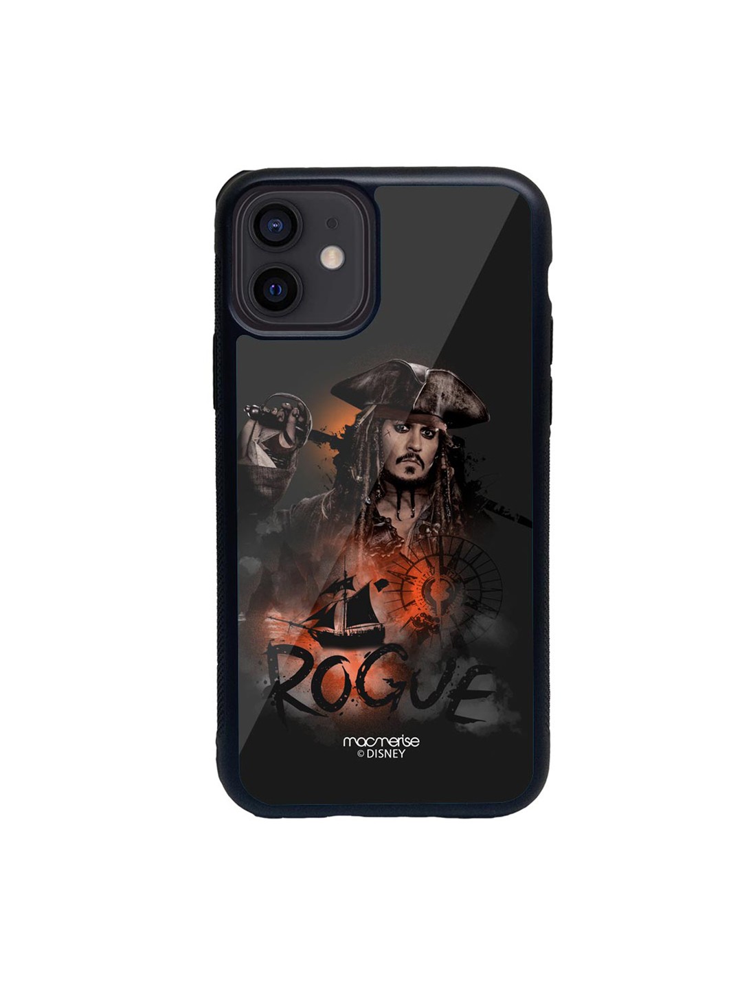 

macmerise Multicoloured Rogue Jack Glass iPhone 12 Mini Phone Case, Multi