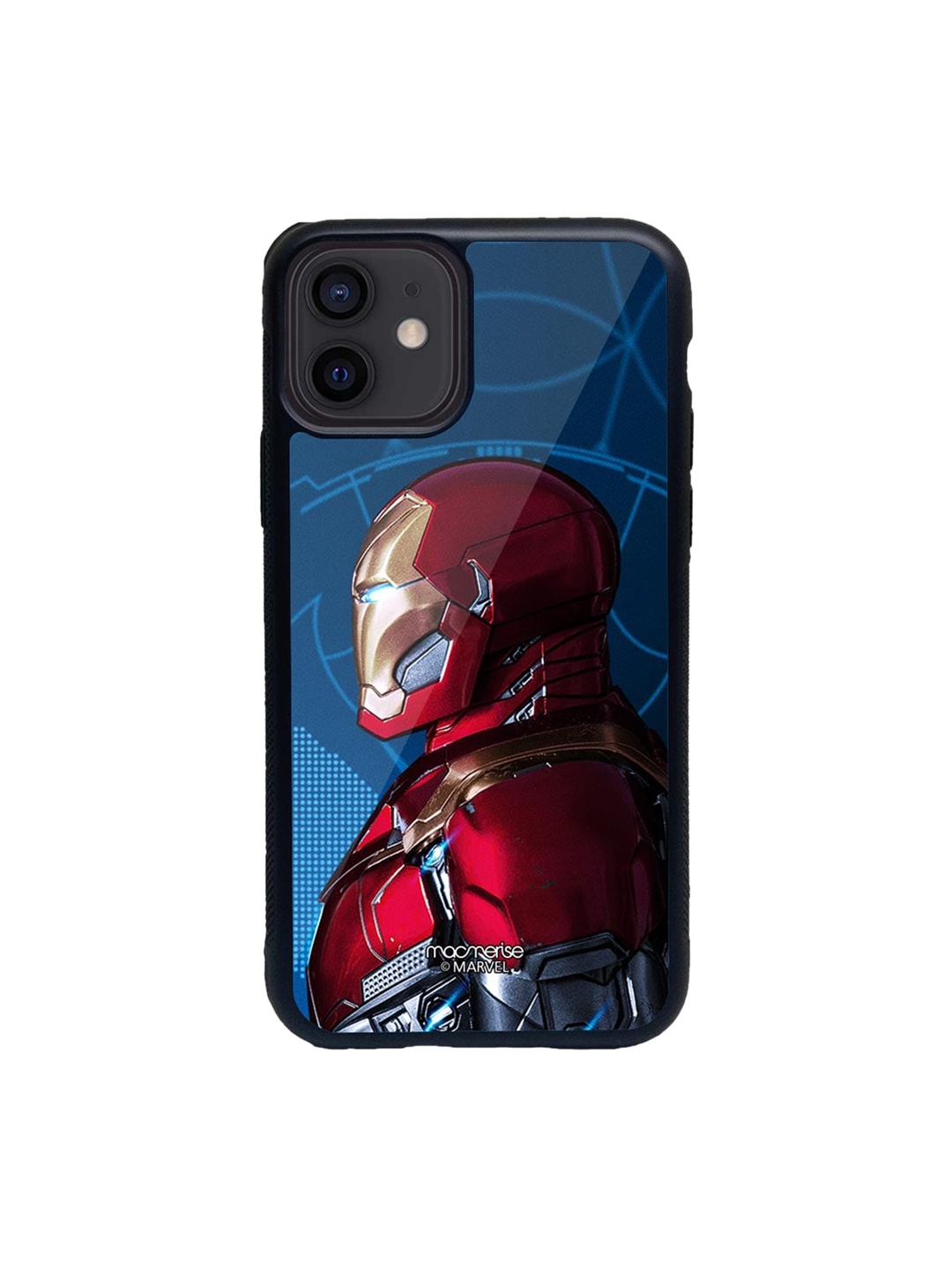 

macmerise Blue & Red Iron Man Side Armor iPhone 12 Back Case