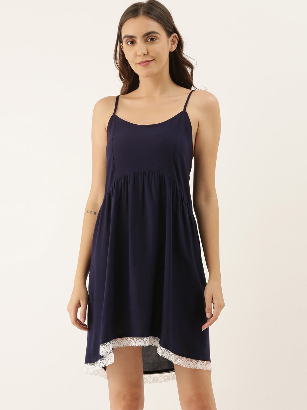 

Bannos Swagger Women Navy Blue Solid