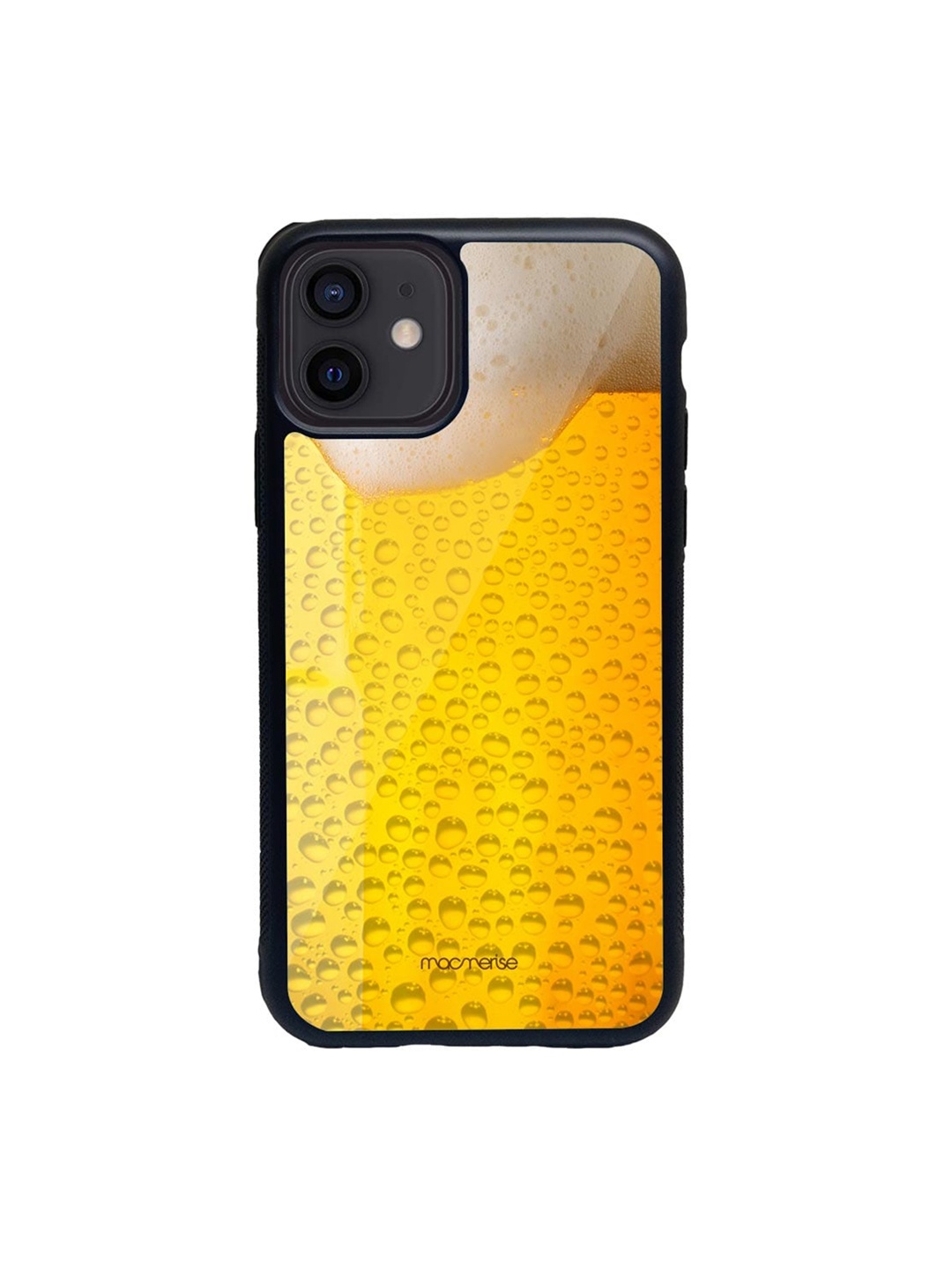 

Macmerise Yellow & Beige Chug It Printed iPhone 12 Mini Back Case
