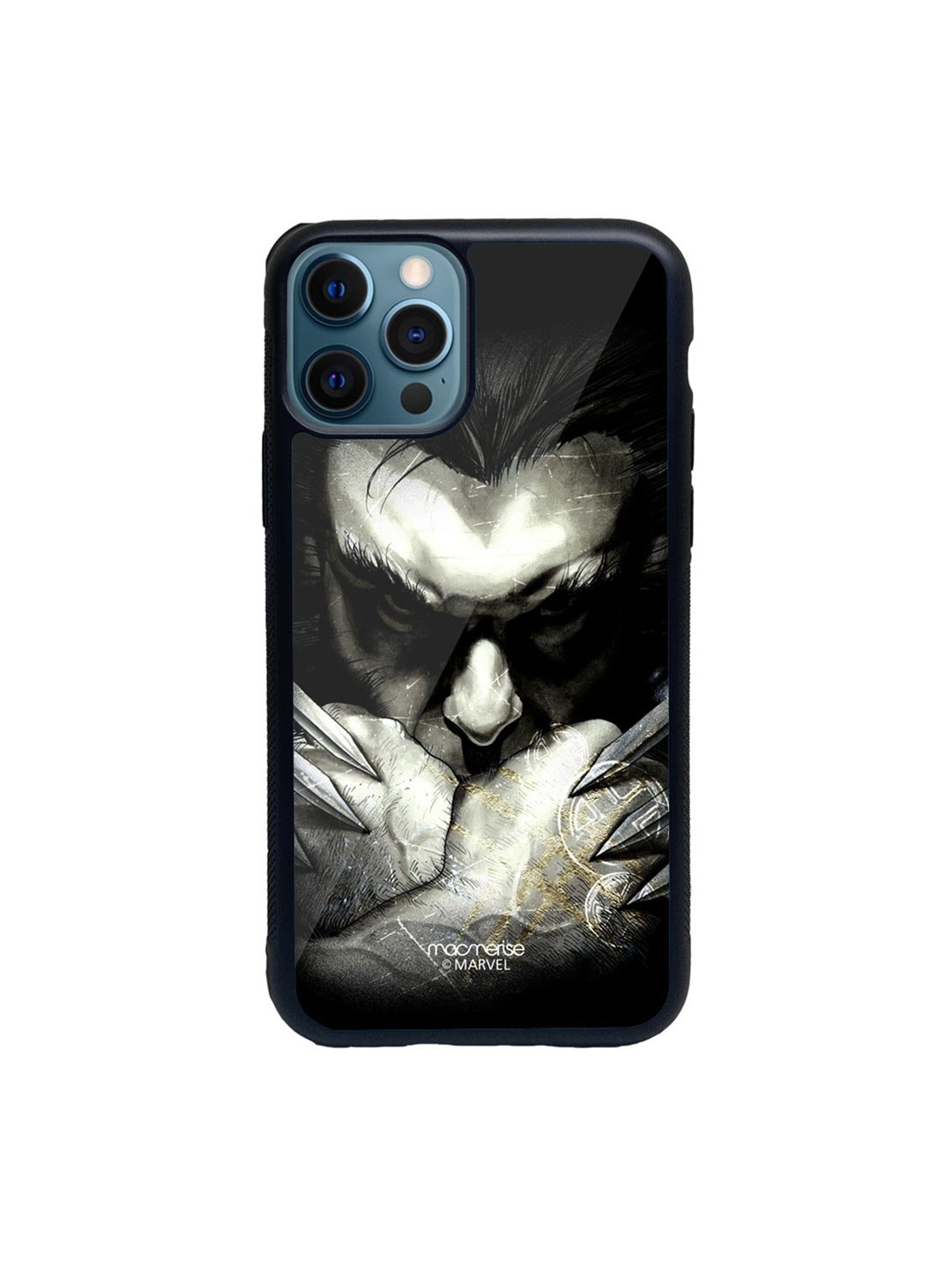 

macmerise Black & White The Dark Claws Glass iPhone 12 Pro Phone Case