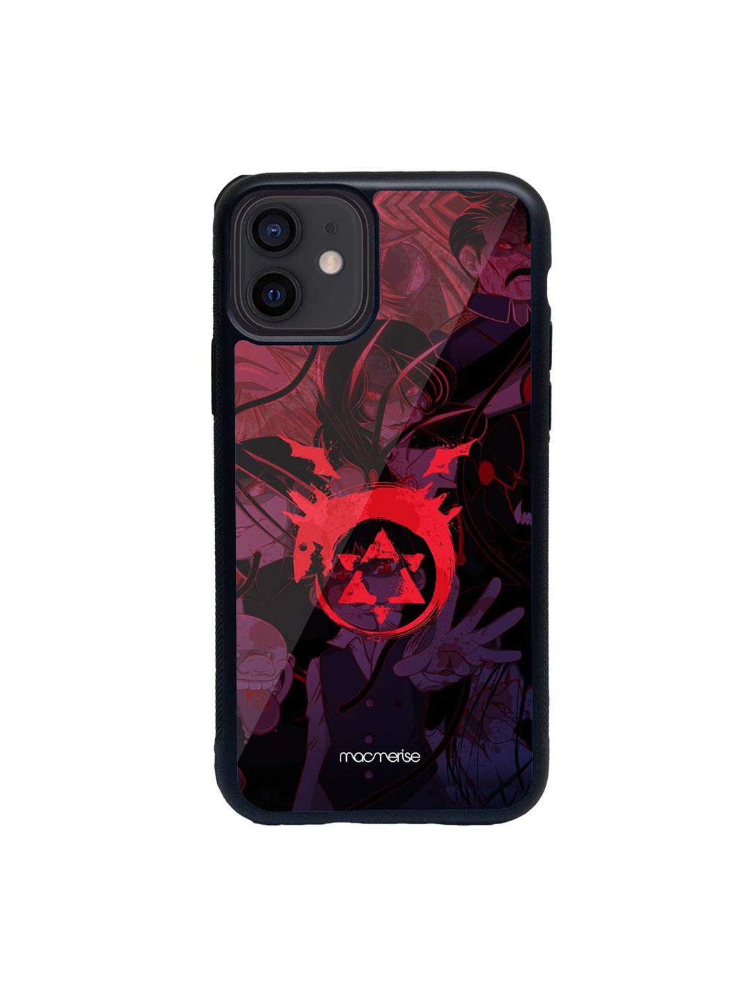 

macmerise Black & Red Homunculus iPhone 12 Mini Back Case
