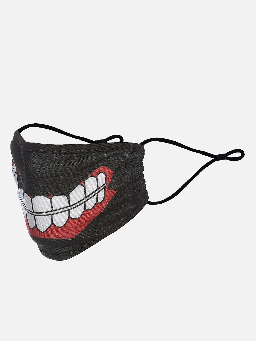 

Free Authority Men Black & White Printed 3-Ply Cloth Mask