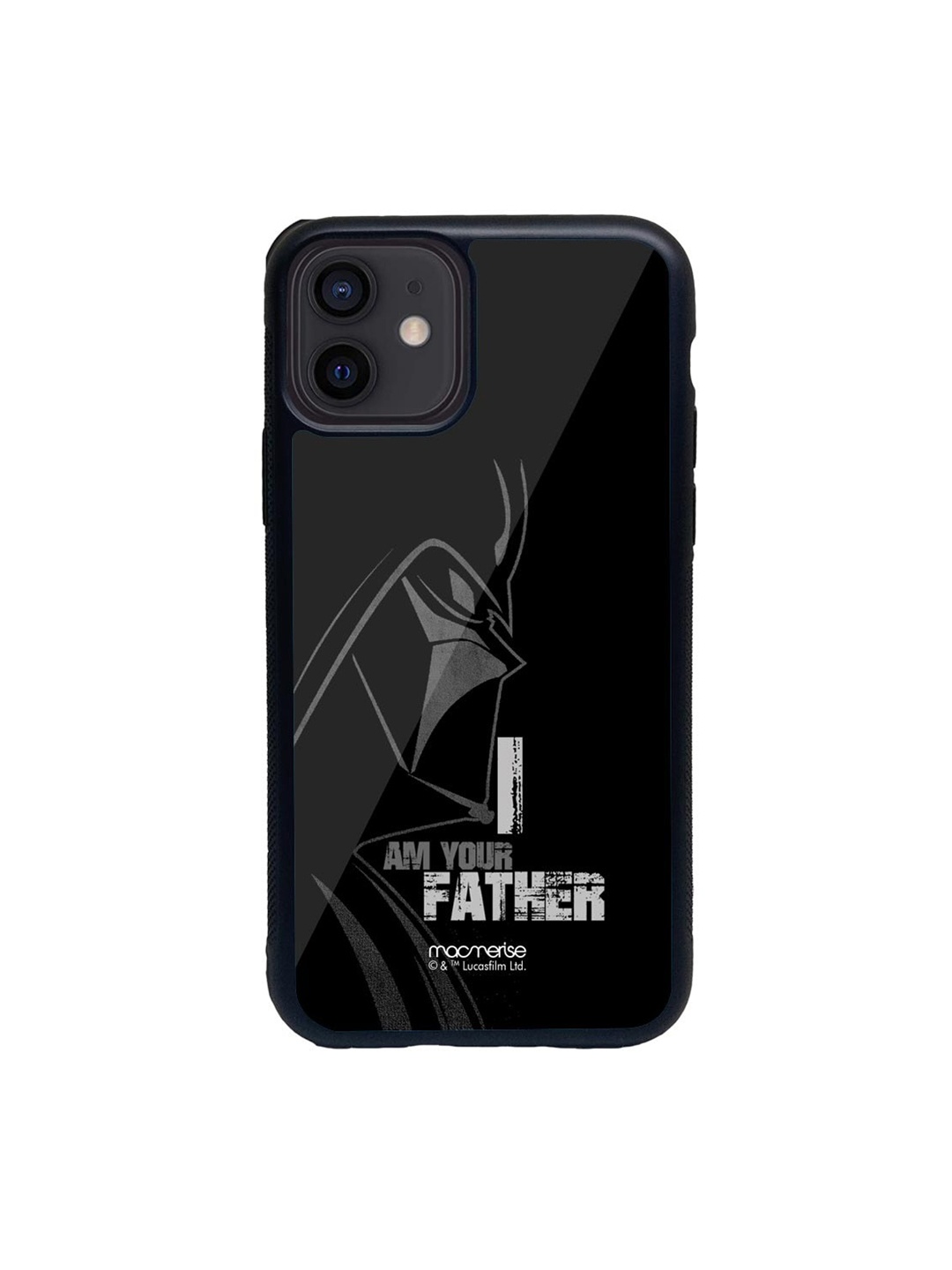 

macmerise Black & Grey I Am Your Father iPhone 12 Mini Back Case