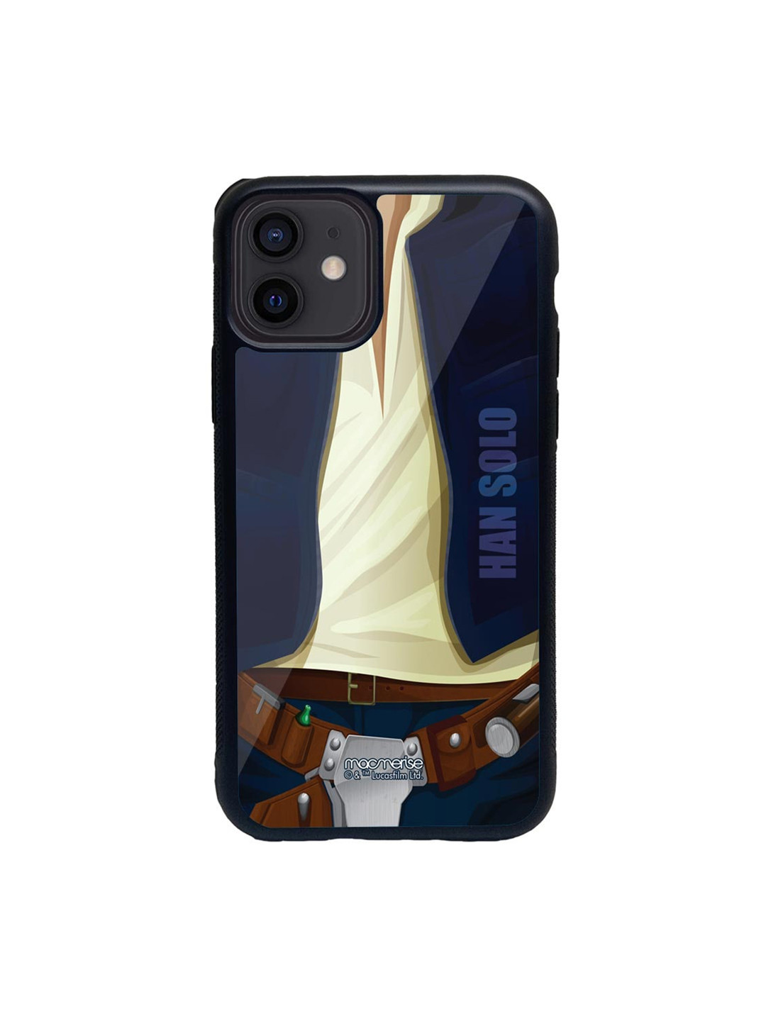

macmerise Blue & Brown Attire Han Glass iPhone 12 Phone Case