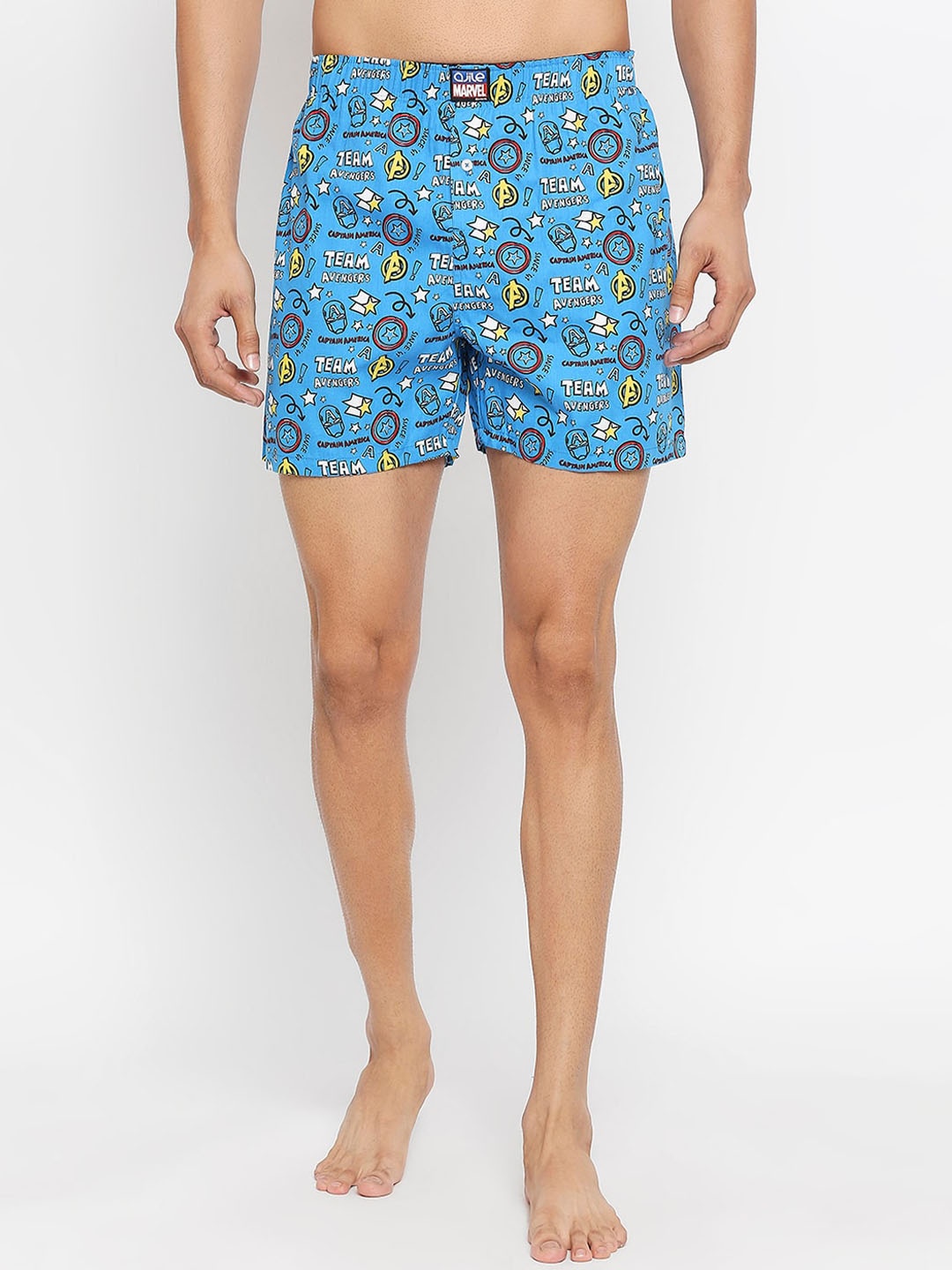 

Ajile by Pantaloons Men Blue & Red Avengers Printed Cotton Boxers 8905172256069