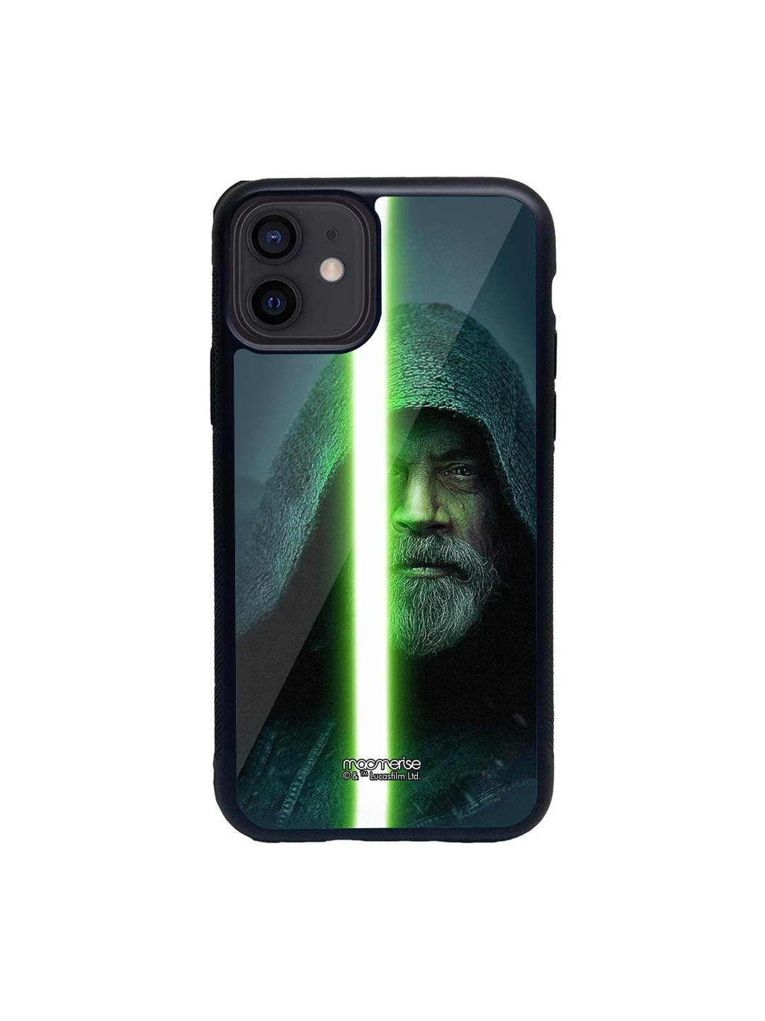 

macmerise Green & Grey Light Saber Printed iPhone 12 Mini Back Case