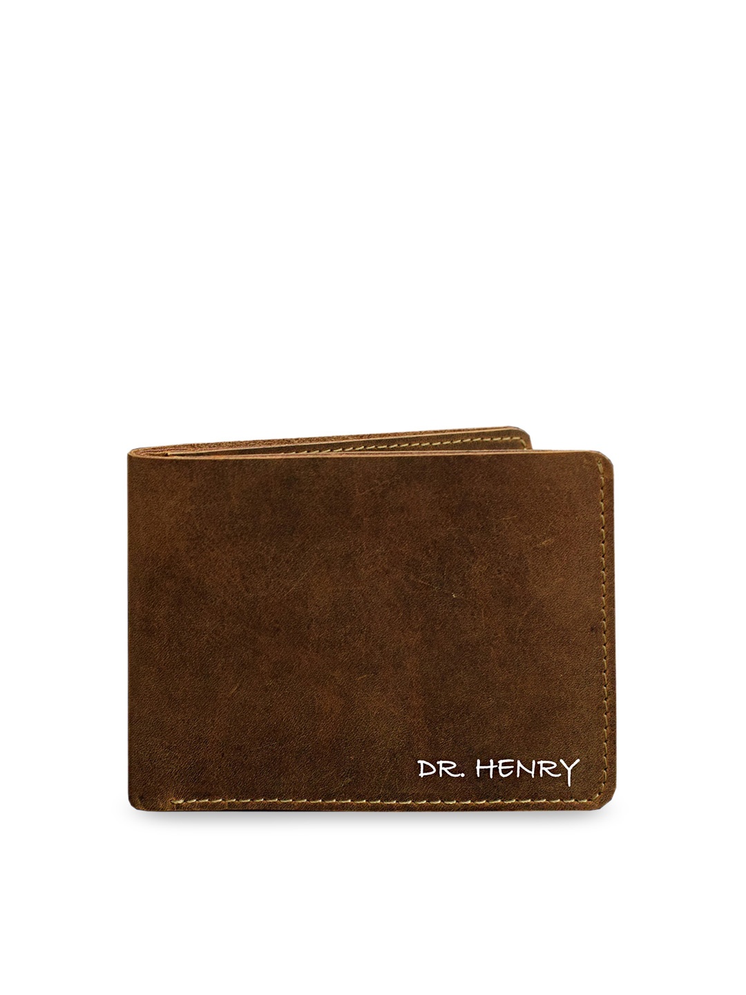 

DR. HENRY Men Tan Solid Two Fold Wallet