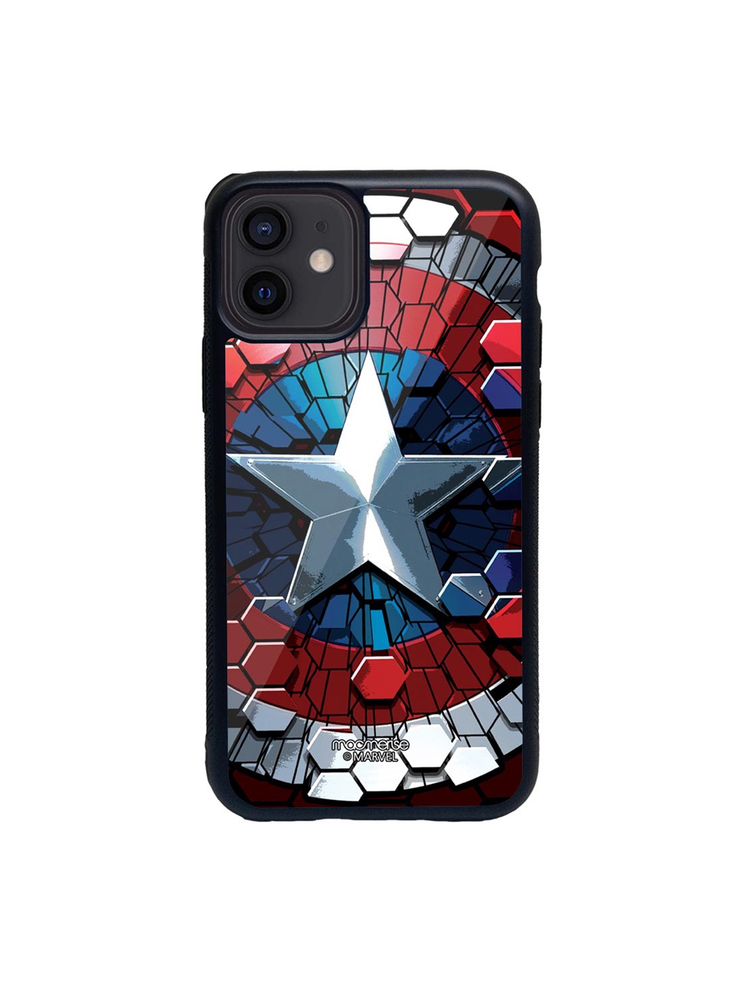 

macmerise Multicoloured Hex Shield iPhone 12 Mini Back Case, Multi