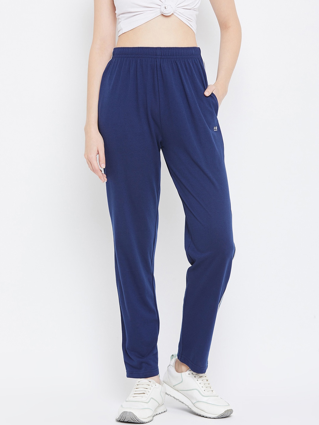 

Okane Women Blue Solid Track Pants