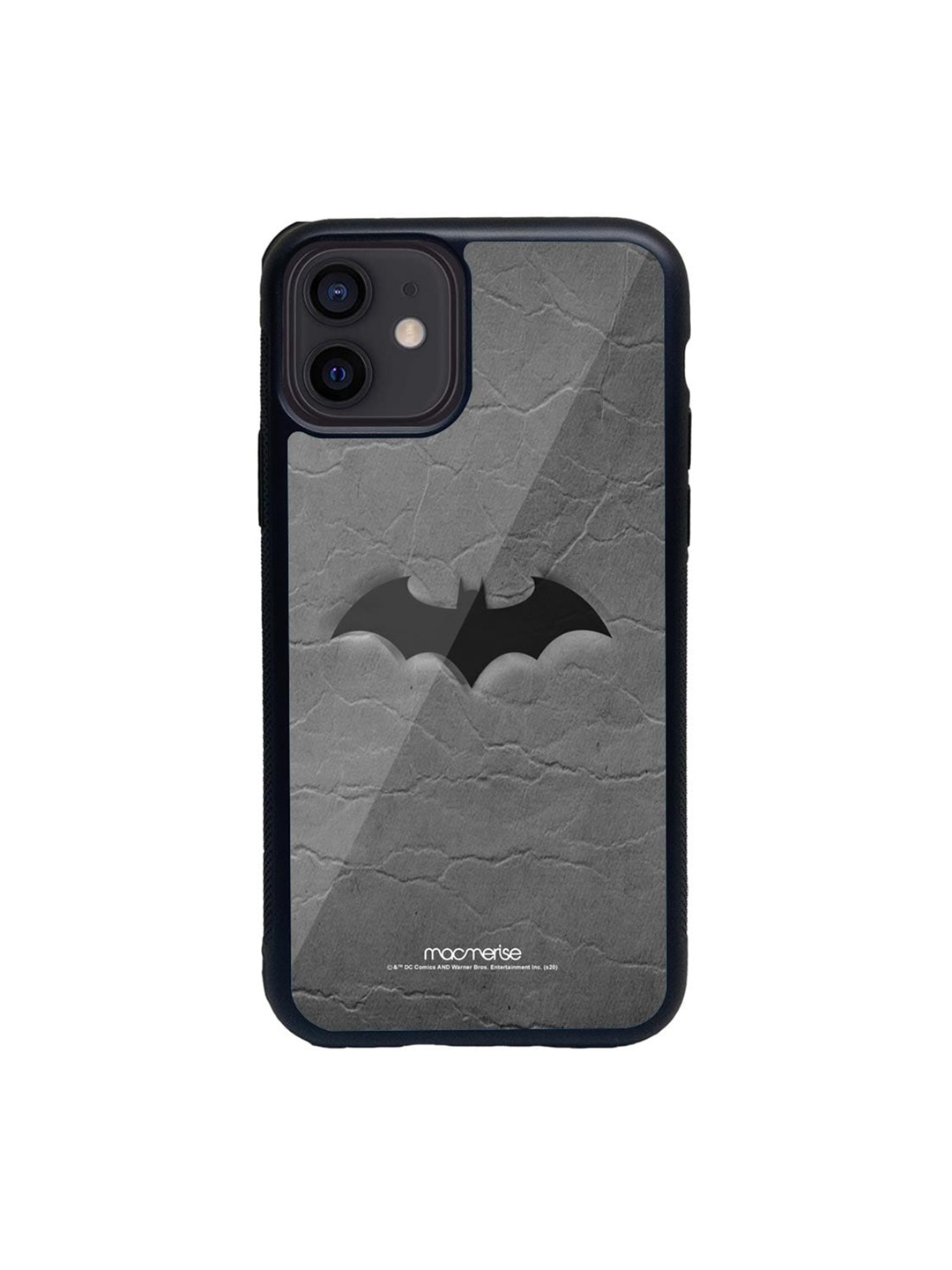 

macmerise Grey & Black Fade Out Batman iPhone 12 Back Case