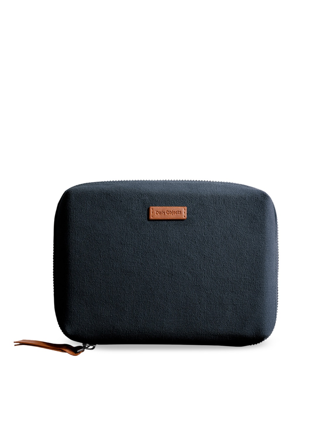 

DailyObjects Navy Blue Solid Tech Kit Organiser