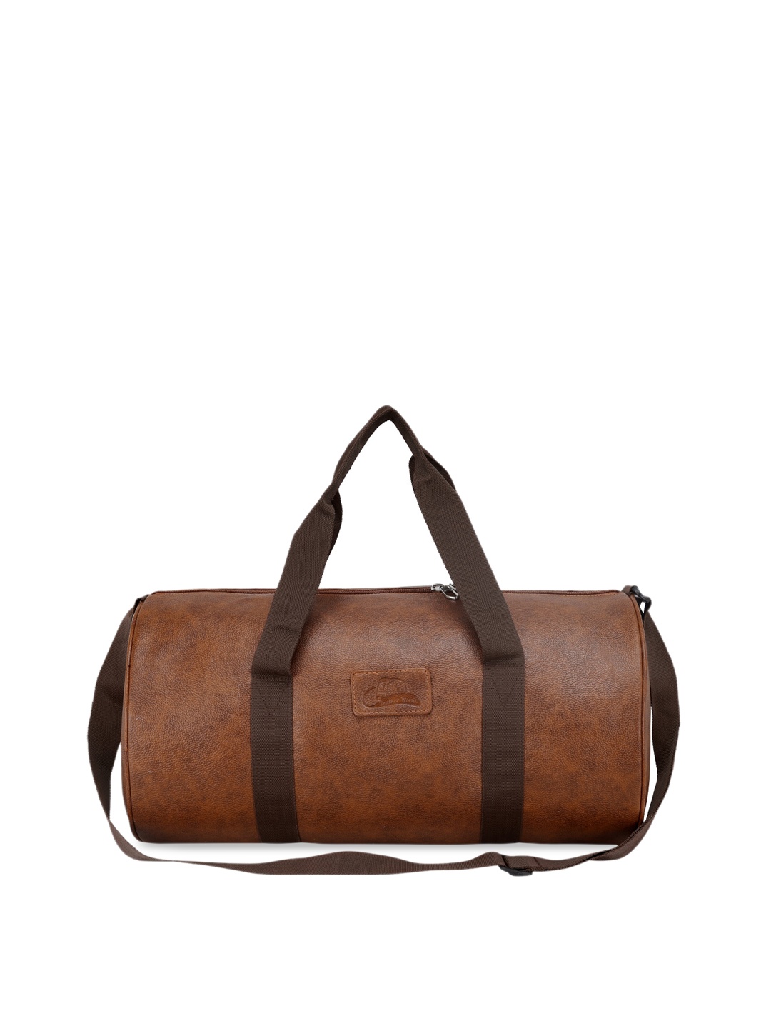 

Leather World Unisex Tan Brown Solid Medium Duffel Bag