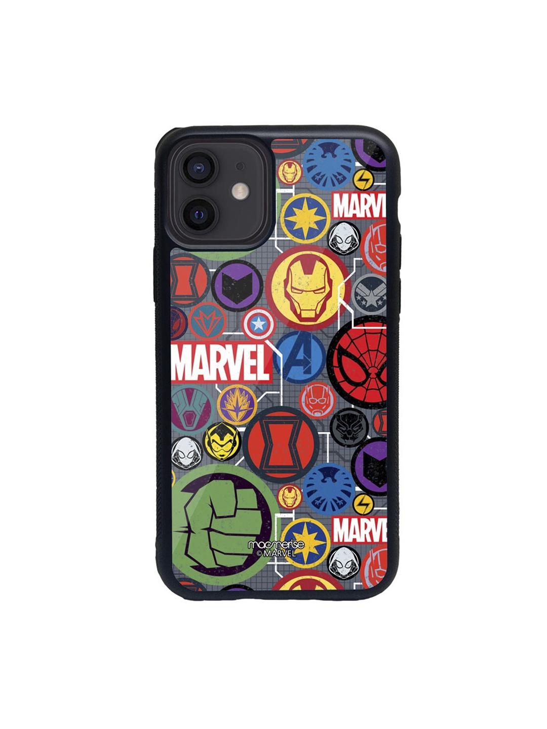 

Macmerise Red & Green Marvel Iconic Mashup Glass iPhone 12 Mini Phone Case