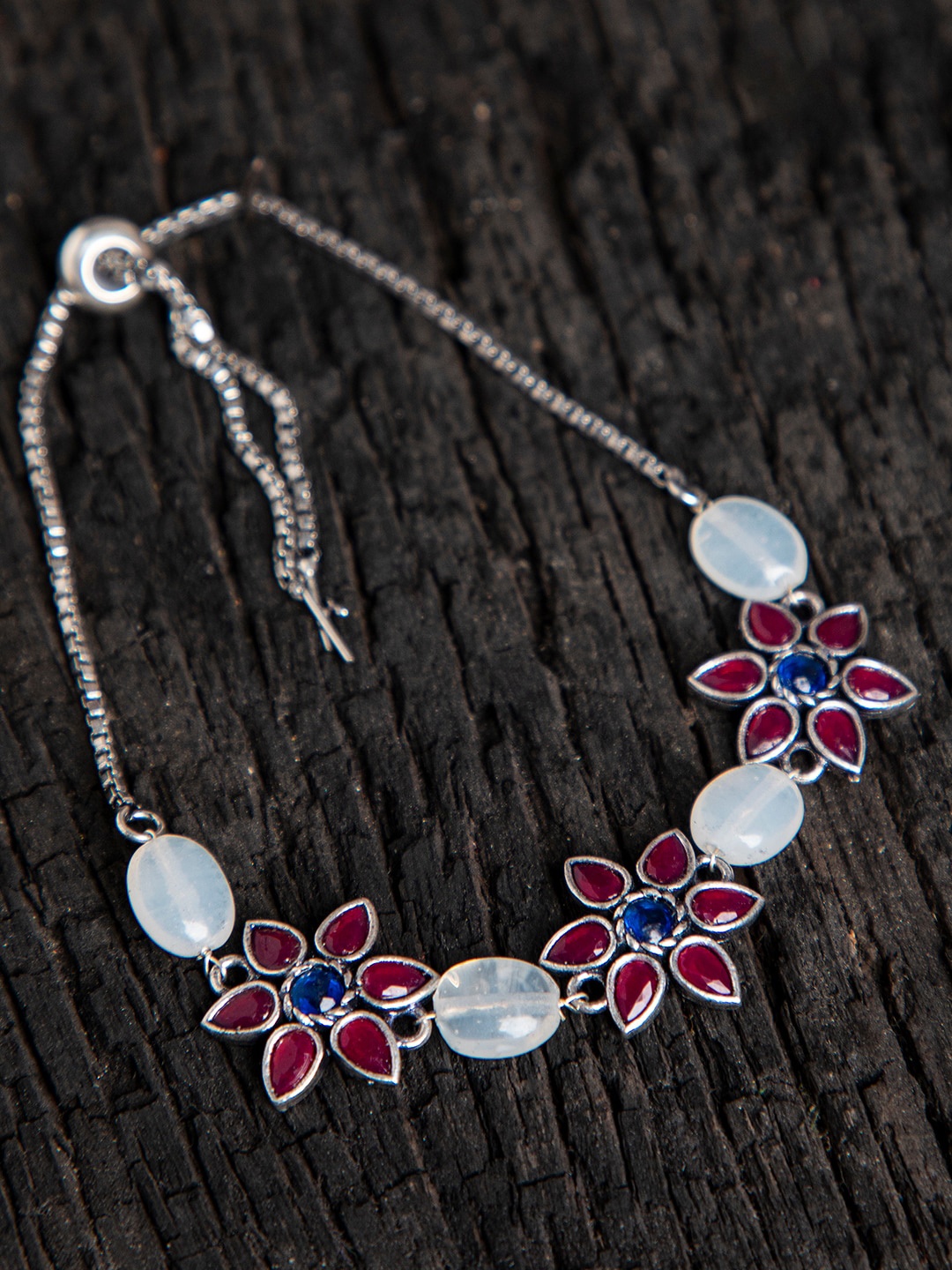 

Rangriti Silver-Toned Bracelet