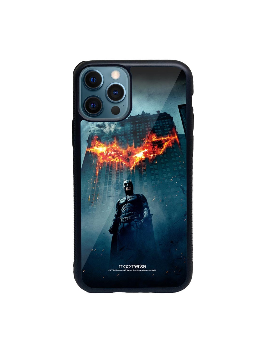 

macmerise Black & Grey Batman Stance Printed iPhone 12 Pro Back Case
