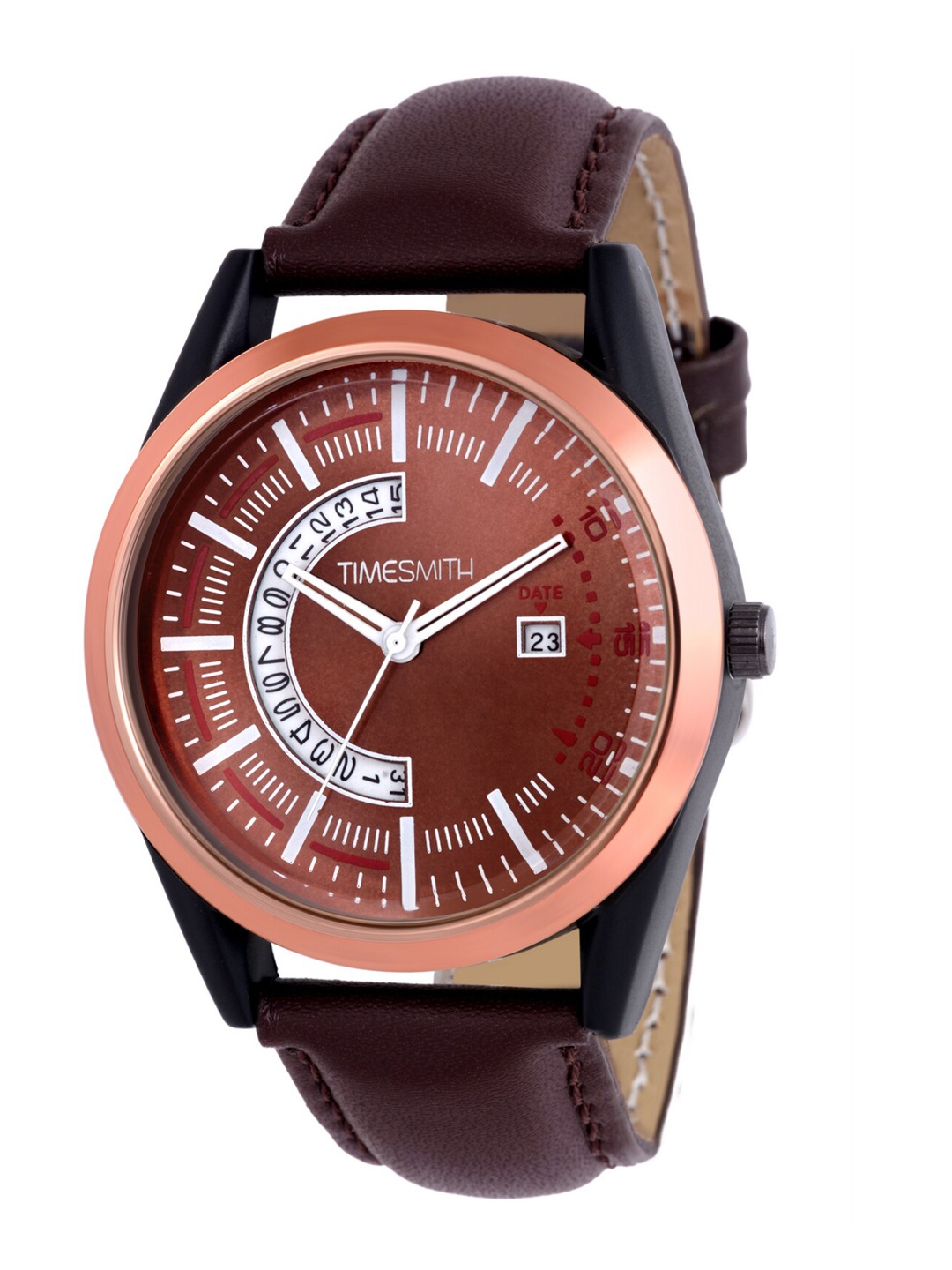 

TIMESMITH Men Brown Analogue Watch TSC-101 febs