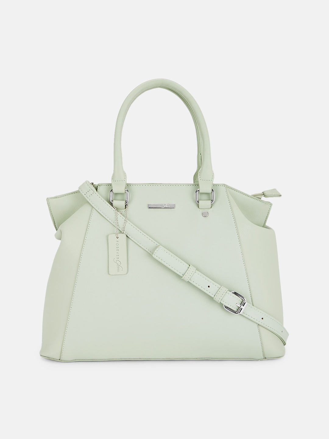 

Forever Glam by Pantaloons Blue Solid Handheld Bag