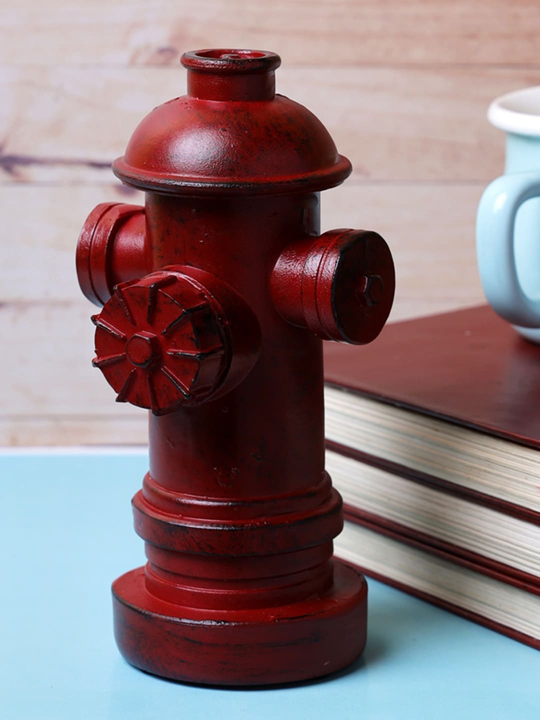 

A Vintage Affair- Home Decor Red Fire Hydrant Accent Showpiece
