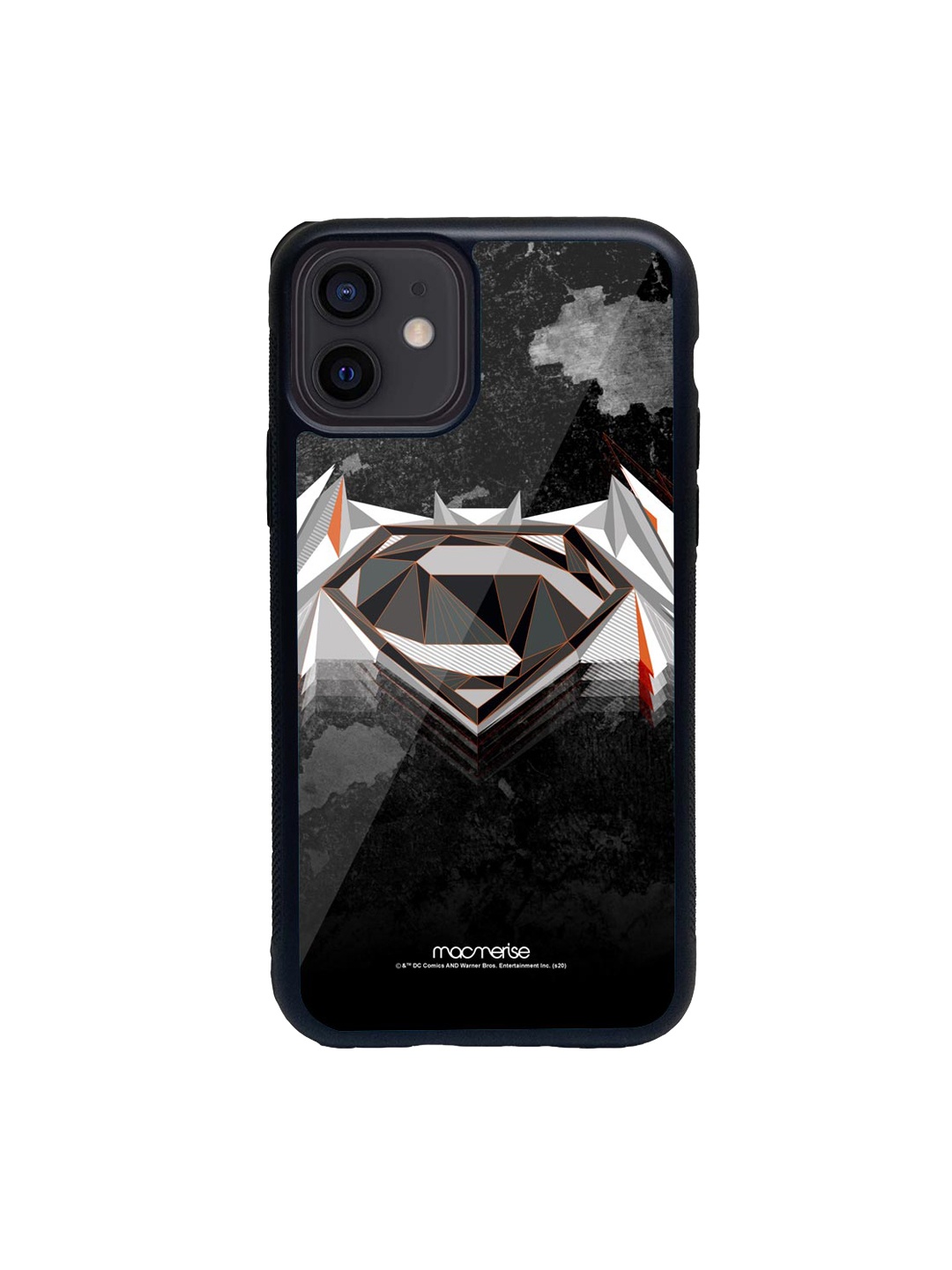 

Macmerise Black & Grey Men of Steel Glass iPhone 12 Mini Phone Case