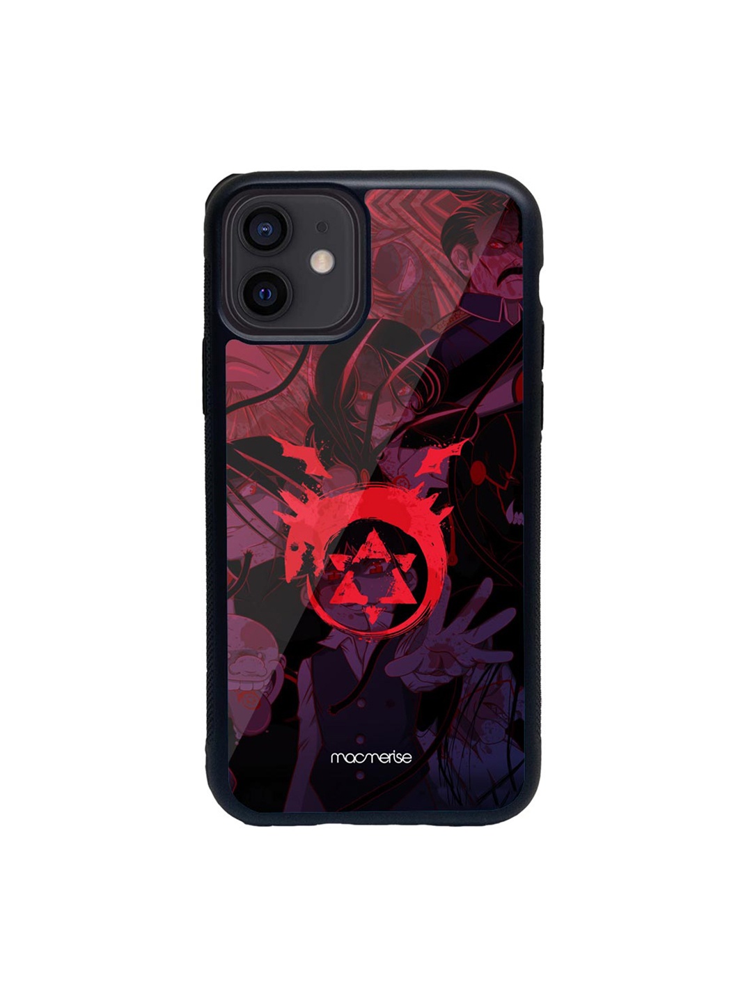 

macmerise Black & Red Homunculus Glass iPhone 12 Phone Case