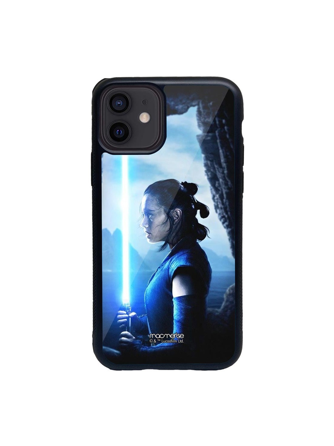 

macmerise Blue & Black Light Saber Printed iPhone 12 Mini Back Case