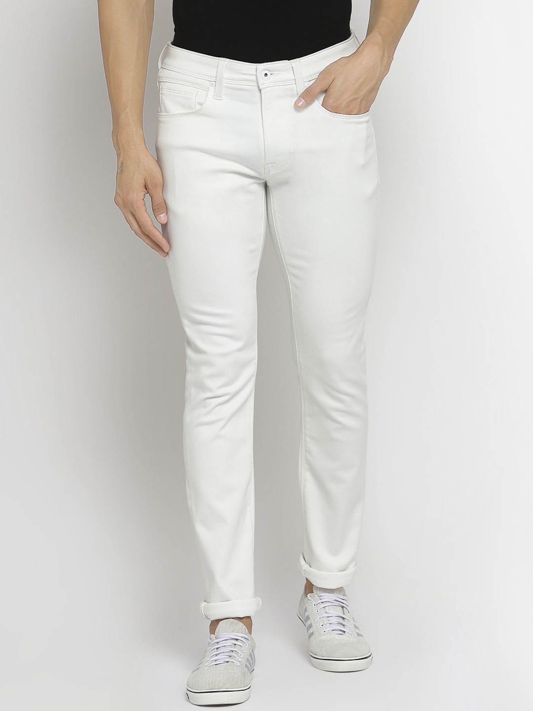 

Pepe Jeans Men White Slim Fit Jeans