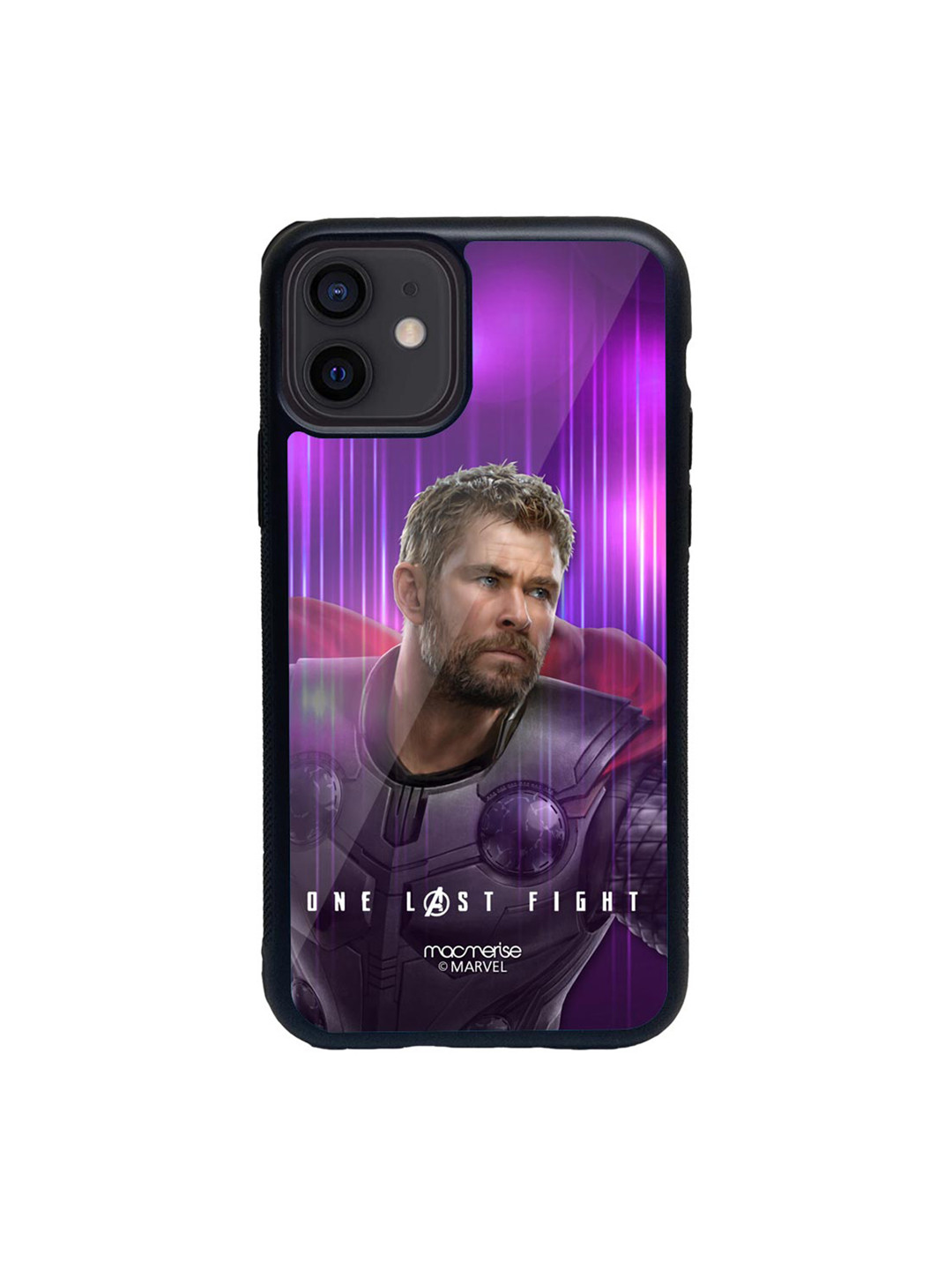 

Macmerise Multicoloured One Last Fight Glass iPhone 12 Phone Case, Multi