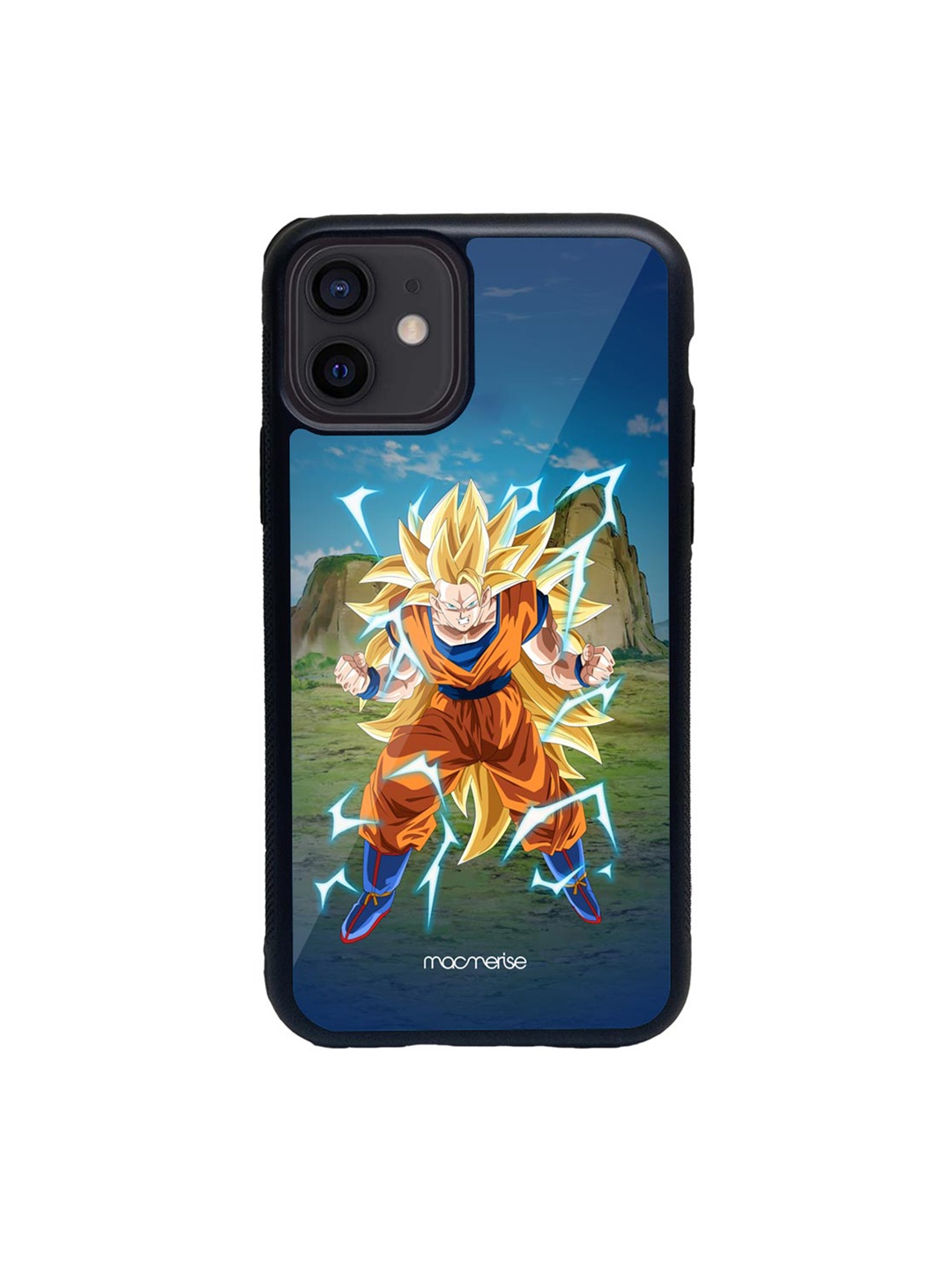 

macmerise Blue & Orange Goku Glass iPhone 12 Mini Phone Case