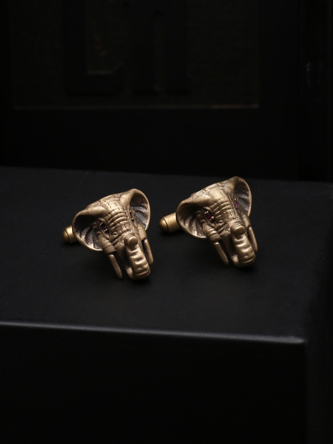 

COSA NOSTRAA Bronze-Toned & Gold-Toned Quirky Cufflinks