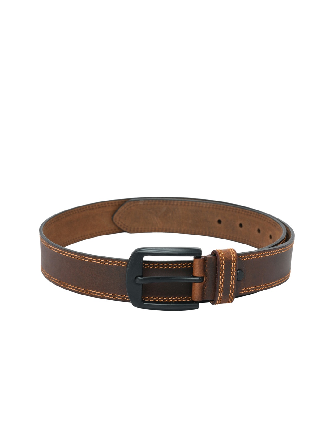 Kastner Men Brown Solid Leather Belt