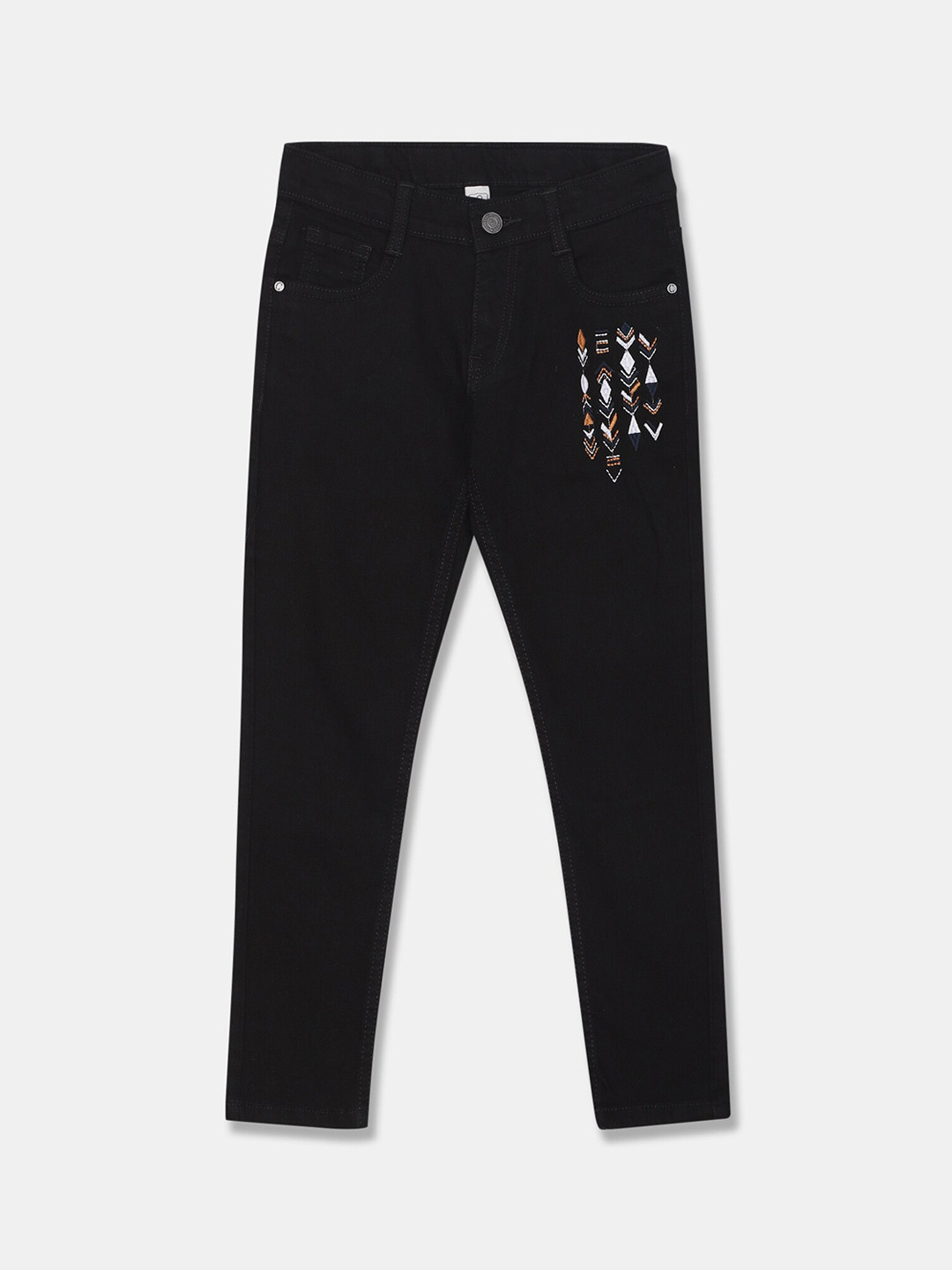 

Cherokee Girls Black Regular Fit Mid-Rise Clean Look Jeans