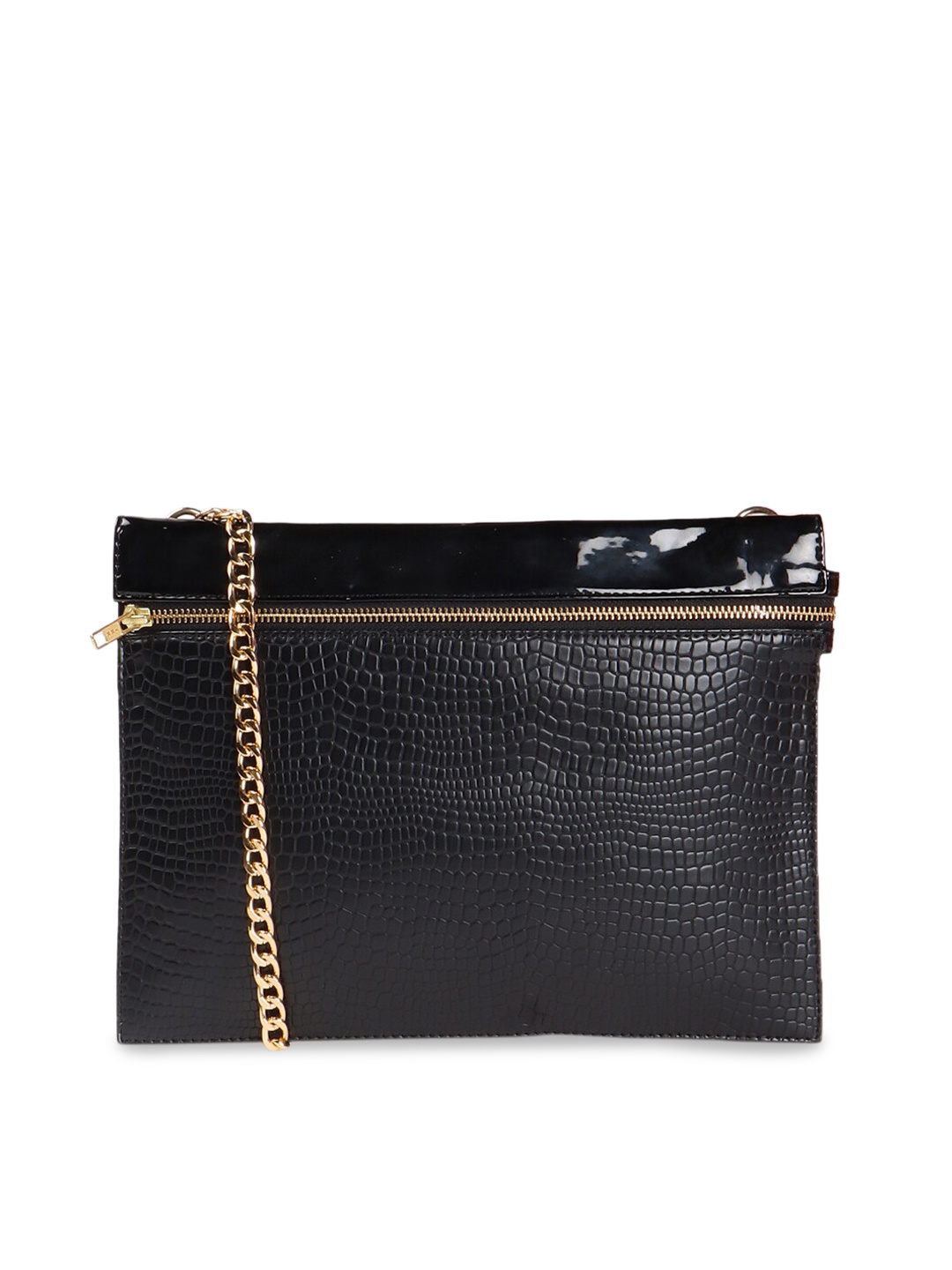 

FOREVER 21 Black Textured Sling Bag