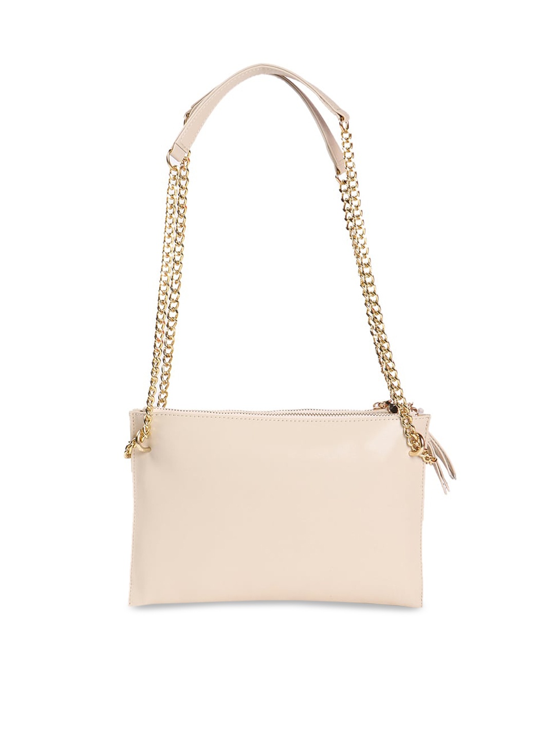 FOREVER 21 Cream-Coloured Solid Sling Bag