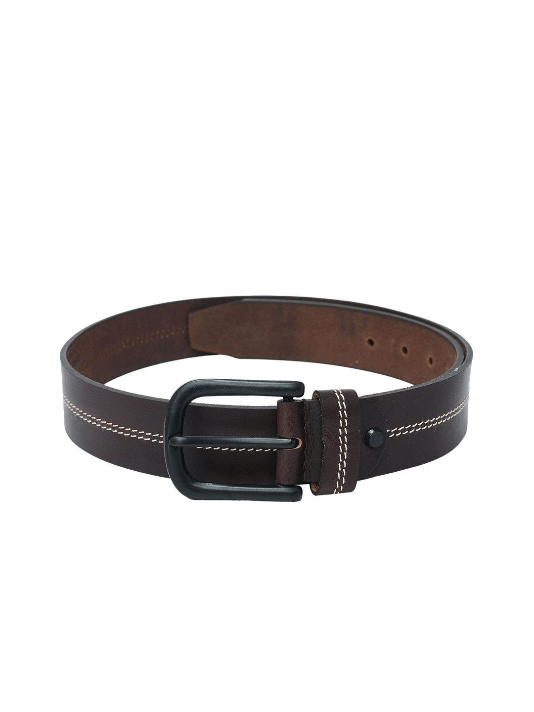 

Kastner Men Black Solid Leather Belt